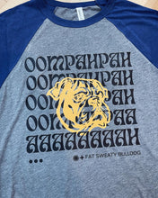 Load image into Gallery viewer, Harpua Navy and Heather Grey Baseball Phish Tee - One Men’s Size XL left!