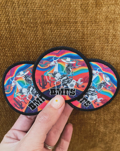 Psychedelic Cowboy Billy Strings BMFS Patch (2.5”)- Iron on/Sew