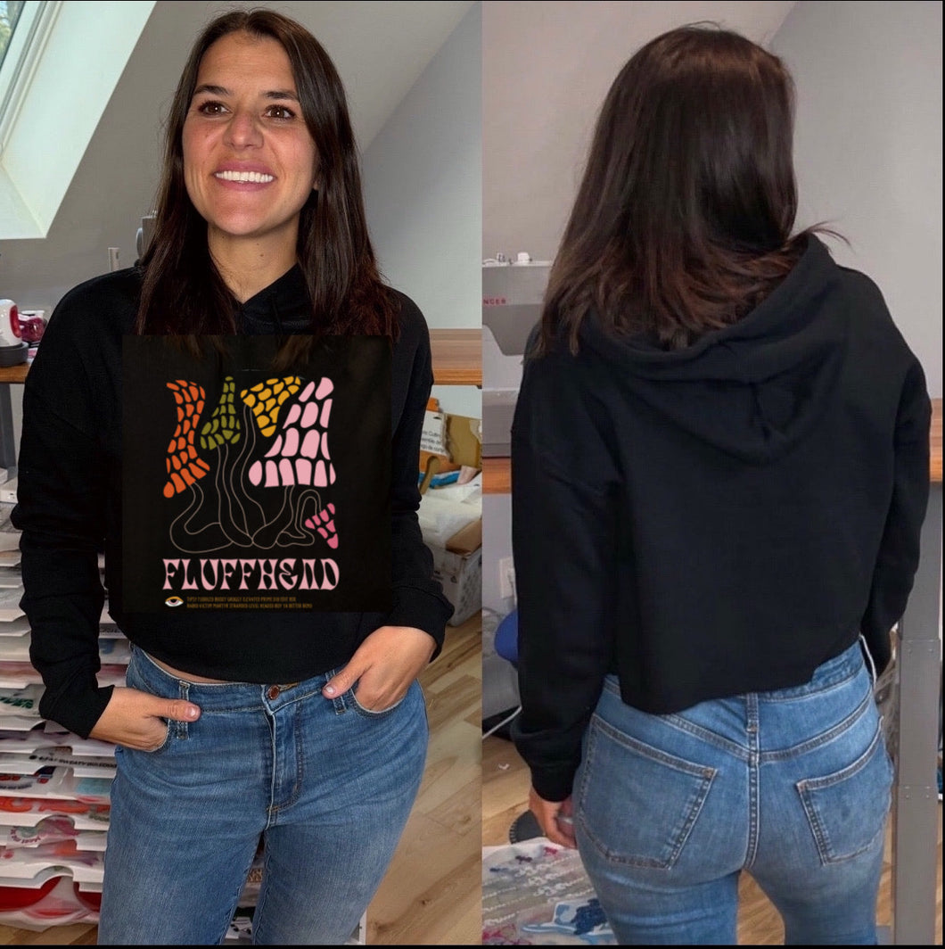 Phish Fluffhead Black Cropped Hoodie - One in each size made!