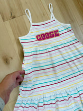 Load image into Gallery viewer, Little Striped Goose Tour Dress - Size Small (Little Girls 6/7)