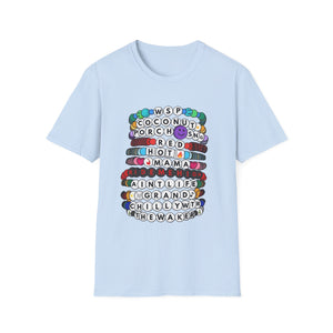 Widespread Panic Swiftie Inspired Kandi Friendship Bracelet Unisex Softstyle T-Shirt