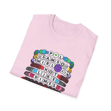 Load image into Gallery viewer, Pretty Lights Kandi/Swiftie Style Friendship Bracelets Unisex Softstyle T-Shirt