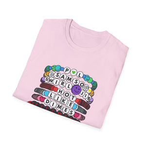 Pretty Lights Kandi/Swiftie Style Friendship Bracelets Unisex Softstyle T-Shirt