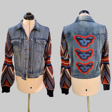 Load image into Gallery viewer, Steal Your Denim Sweater Sleeve Jacket - Fits a Size Small OR Medium