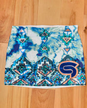 Load image into Gallery viewer, Tie Dye and Aztec Sequin STS9 Mini Party Skirt - ONE Size Small (4/6) LEFT!