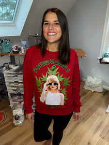 I’d Rather Be Smokin’ a J with Tay Unisex Sweatshirt