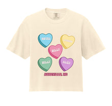 Load image into Gallery viewer, Billy Strings Band Candy Hearts Boxy Comfort Colors Tee