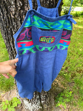 Load image into Gallery viewer, Billy Strings Linen Perwinkle Deadstock Aztec  Overalls - Size Medium