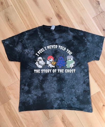 Story of the Ghost Stealth Black on Black Tie Dye Phish Tee - Size S>2XL