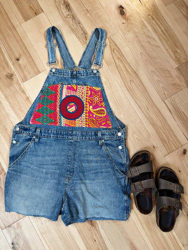 Phish Kantha Cutoff 3 Pocket Denim Overalls - Size XXL left!