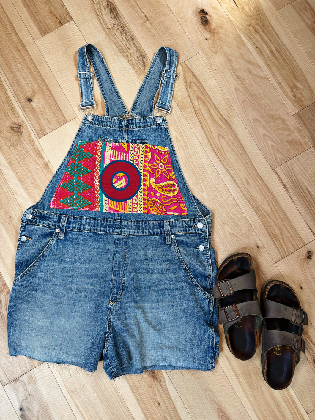 Phish Kantha Cutoff 3 Pocket Denim Overalls - Size XXL left!