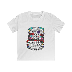 YOUTH Widespread Panic Swiftie Kandi Friendship Bracelet Kids Softstyle Tee