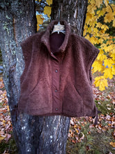 Load image into Gallery viewer, Steal Your Oversized Cozy Pendleton Inspired Sherpa Vest - Size S/M, M/L and L/XL