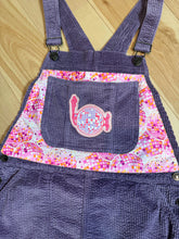 Load image into Gallery viewer, Party Time Purple Corduroy Phish Disco Dress- Size Medium (6/8)