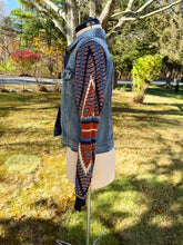 Load image into Gallery viewer, Steal Your Denim Sweater Sleeve Jacket - Fits a Size Small OR Medium