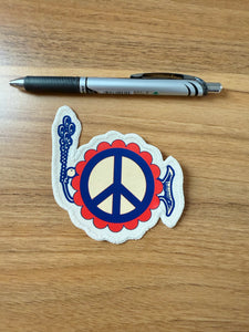 Give Phish a Chance Floral Patch - 3.5”