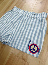 Load image into Gallery viewer, Cottage Core Cotton Phish Peace Shorts - Size M or XL