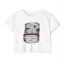 Load image into Gallery viewer, Pretty Lights Kandi/Swiftie Bracelets Women&#39;s Festival Crop Top