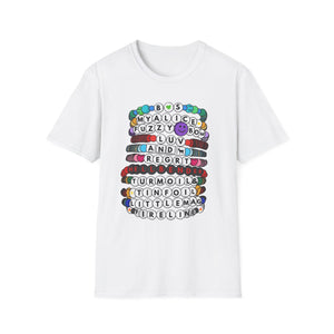 Billy Strings Inspired Swiftie Friendship Bracelets Unisex Softstyle T-Shirt