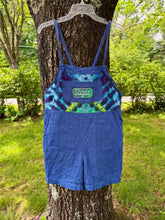 Load image into Gallery viewer, Goose Linen and Perwinkle Tie Dye Overalls - Size Small