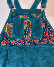 Load image into Gallery viewer, Phish Tapestry Jade Corduroy Overall Dress - Size Medium