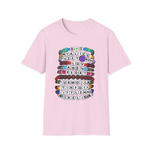 Billy Strings Inspired Swiftie Friendship Bracelets Unisex Softstyle T-Shirt
