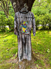 Load image into Gallery viewer, Grateful Dancing Bear Tie Dye Silk Kimono - Size Sm>L/XL