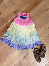 Load image into Gallery viewer, Little Widespread Panic Fan Tie Dye Dress - Size 4T