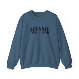 Miami Eras Tour Blue Unisex Heavy Blend™ Crewneck Sweatshirt