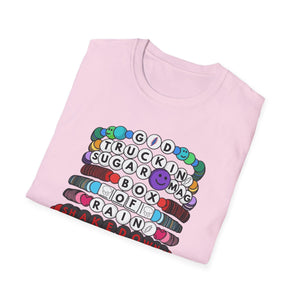 Grateful Swiftie Style Friendship Bracelets Unisex Softstyle T-Shirt