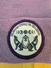 Load image into Gallery viewer, I’ll always belong to the Moon Silver Rising Organic Cotton Beanie - Only 3 Made