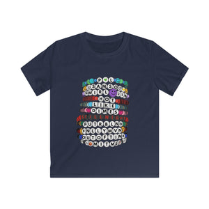 YOUTH Pretty Lights Swiftie Style Friendship Bracelets Softstyle Tee