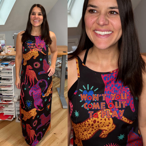 Won’t You Come Out To Play Phish Maxi Dress - ONE size L (8/10) left!