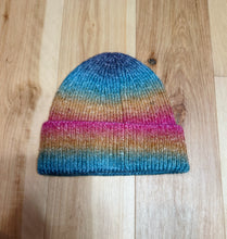 Load image into Gallery viewer, Rainbow Wool Goose Beanie - One size