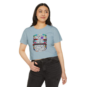 Pretty Lights Kandi/Swiftie Bracelets Women's Festival Crop Top
