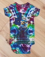 Load image into Gallery viewer, J is for Jerry Tie Dye Onesie - Size 0-3 Months