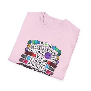 Swiphtie Phish Phriendship Bracelets Unisex Softstyle T-Shirt