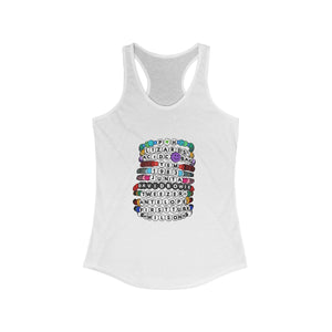 Swiphtie Phish Phriendship Bracelet Women's Ideal Racerback Tank