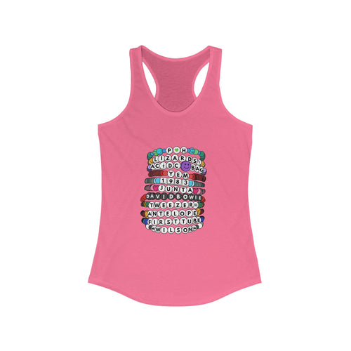 Swiphtie Phish Phriendship Bracelet Women's Ideal Racerback Tank