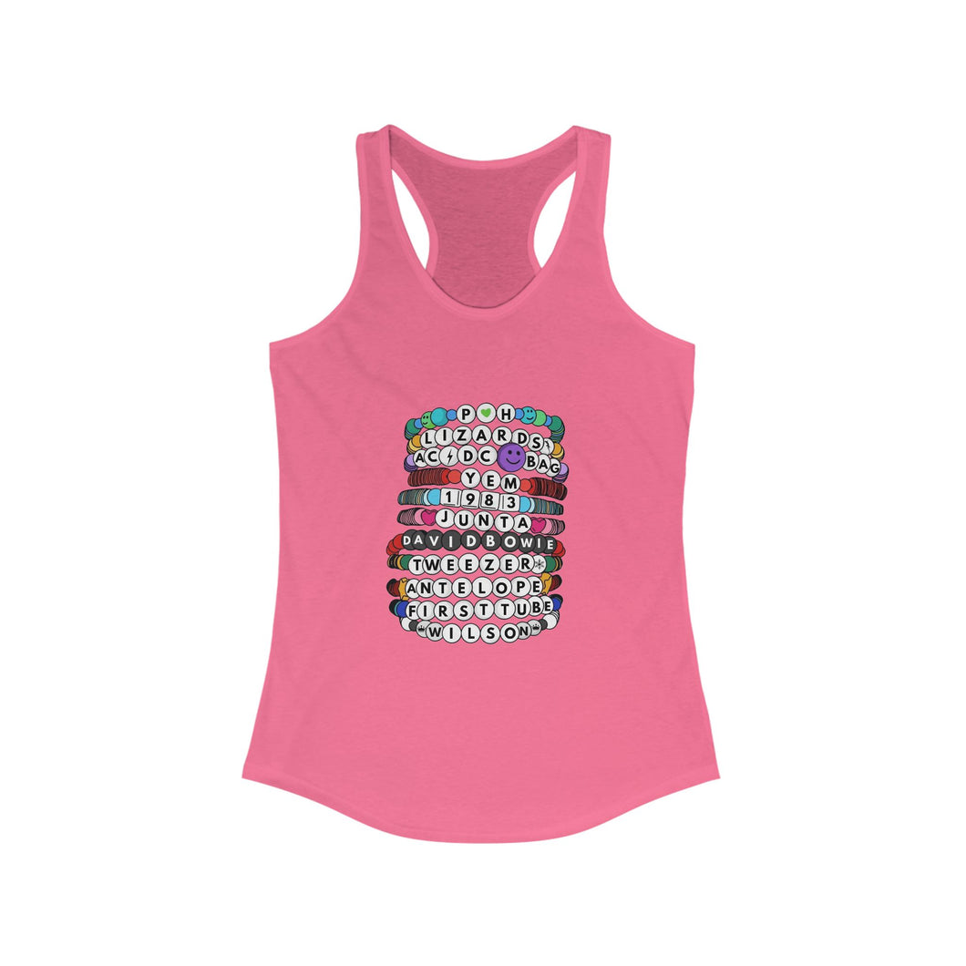 Swiphtie Phish Phriendship Bracelet Women's Ideal Racerback Tank