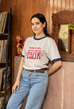 Load image into Gallery viewer, Call Me Pretty And Take Me On Dead Tour 70’s Style Unisex Cotton Ringer T-Shirt