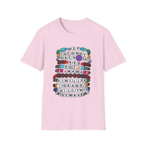 Widespread Panic Swiftie Inspired Kandi Friendship Bracelet Unisex Softstyle T-Shirt