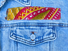 Load image into Gallery viewer, Queen of the Springtime Billy Strings Kantha Denim Jacket - Fits a Size Large or L/XL!