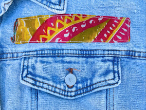 Queen of the Springtime Billy Strings Kantha Denim Jacket - Fits a Size Large or L/XL!