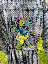 Load image into Gallery viewer, Grateful Dancing Bear Tie Dye Silk Kimono - Size Sm>L/XL