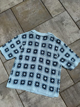 Load image into Gallery viewer, Blue Indian Crochet Widespread Panic Shirt -  ONE Men’s Size Medium and Large!