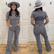 Load image into Gallery viewer, Back on the Phish Train Conductor Jumpsuit - ONE Size Medium!