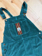 Load image into Gallery viewer, Billy Strings Tribal Jade Corduroy Overall Dress - Size Medium!