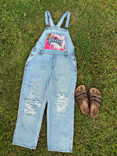 Load image into Gallery viewer, Phish Kantha Triple Pocket Denim Overalls - One Size Large
