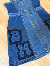 Load image into Gallery viewer, Bluegrass Billy Denim on Denim Full Zip Dress -One Size Small left!
